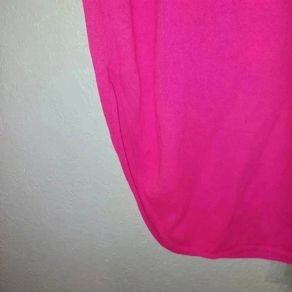 Vintage 80’s Pink Comfy Club Bear Sweater Long Sleeve Nightgown Size Medium - Picture 6 of 7